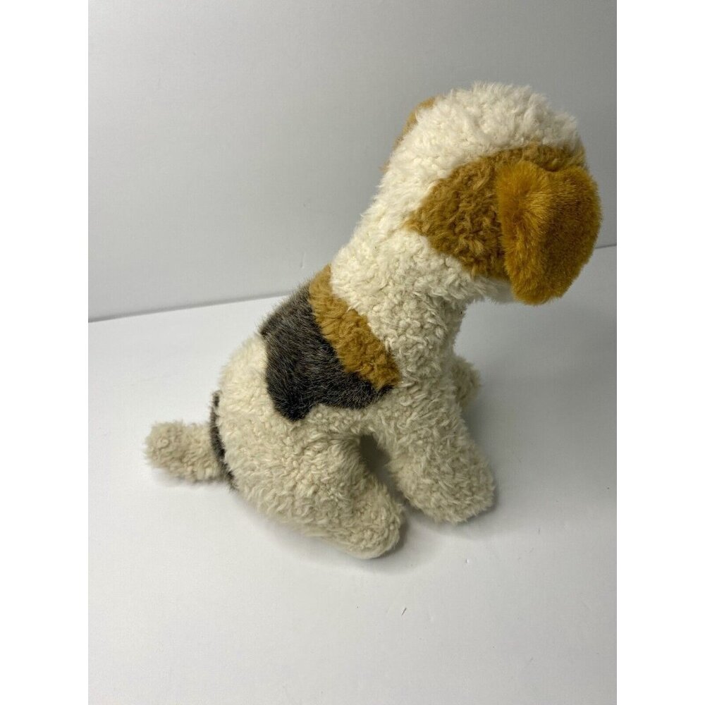 Jaag Fox Terrier Puppy Dog 12” Sitting Plush Stuffed Animal - Picture 5 of 8